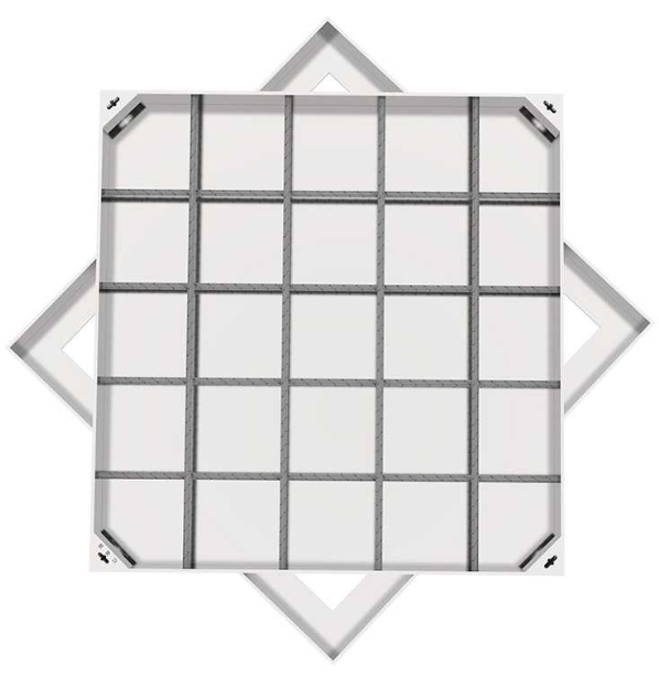 郊区不锈钢方井展示